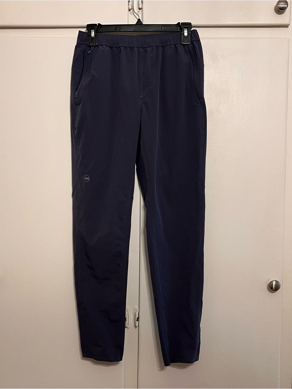Janji Men's Transit Tech Navy Blue Lightweight Running Pants Small